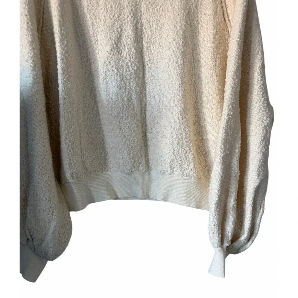 Free People‎ Found My Friend Pullover Sweater Ivory Women's Size Small
